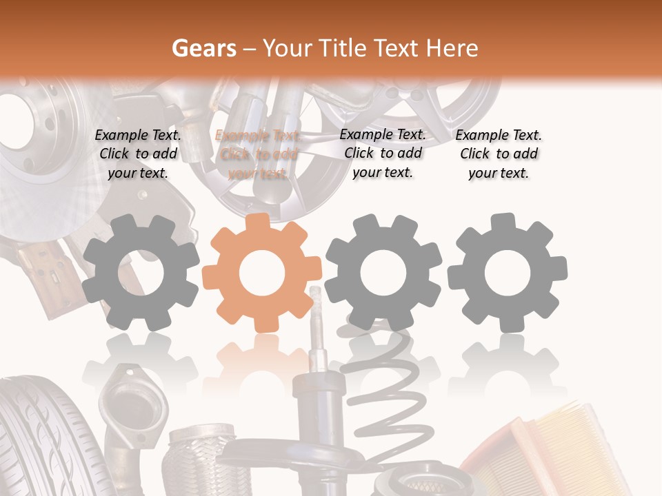 Tuning Blacharnia Opony PowerPoint Template