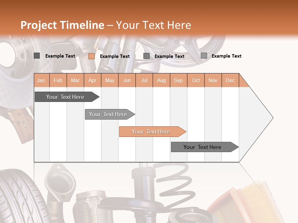Tuning Blacharnia Opony PowerPoint Template