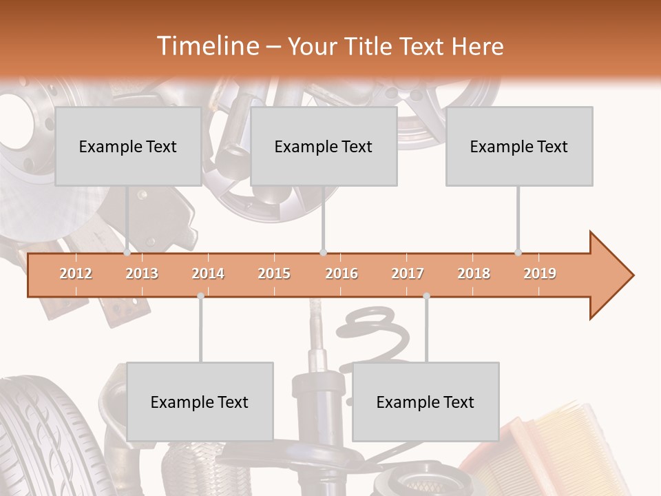 Tuning Blacharnia Opony PowerPoint Template