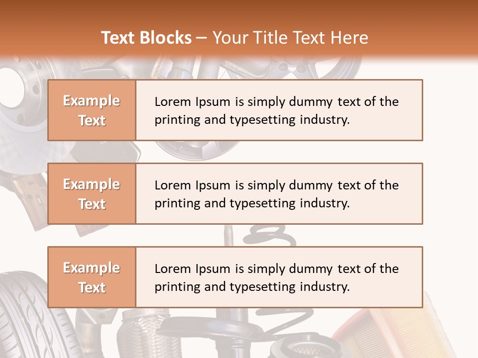 Tuning Blacharnia Opony PowerPoint Template
