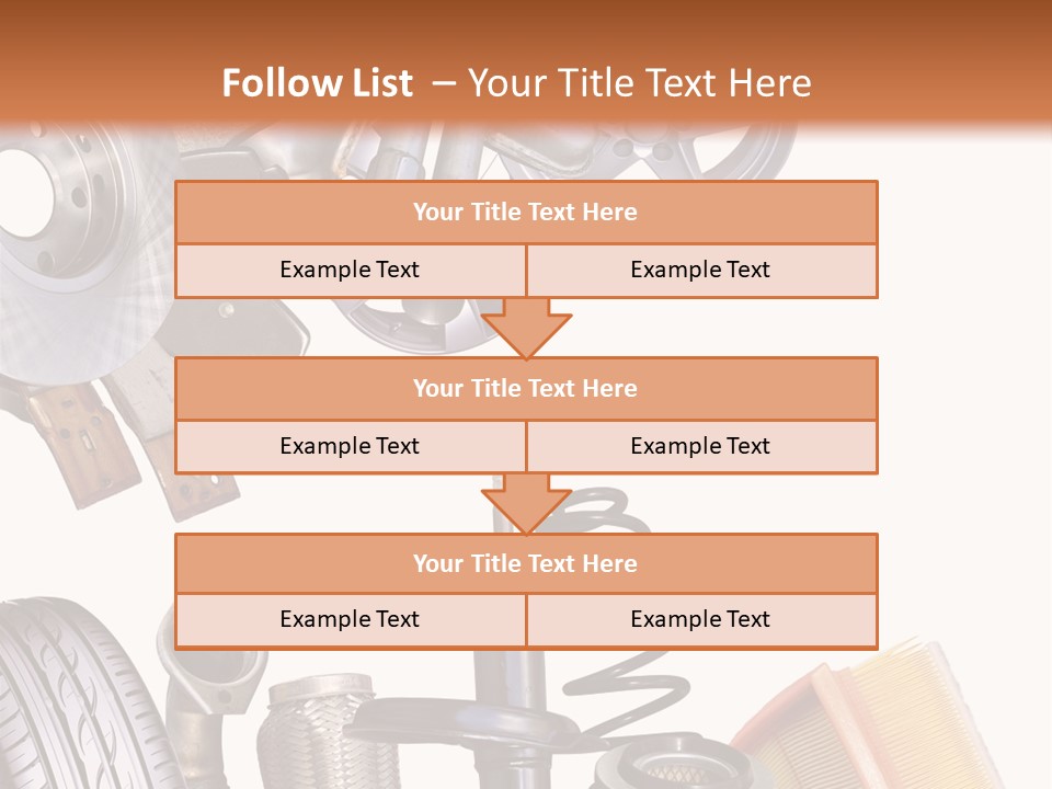 Tuning Blacharnia Opony PowerPoint Template
