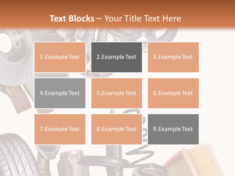 Tuning Blacharnia Opony PowerPoint Template