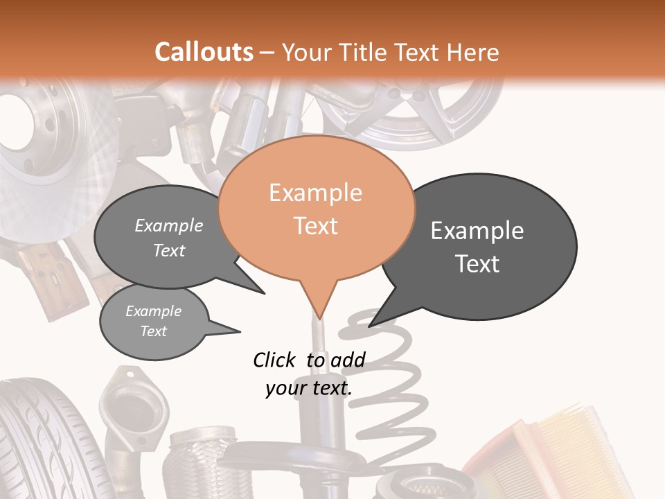Tuning Blacharnia Opony PowerPoint Template