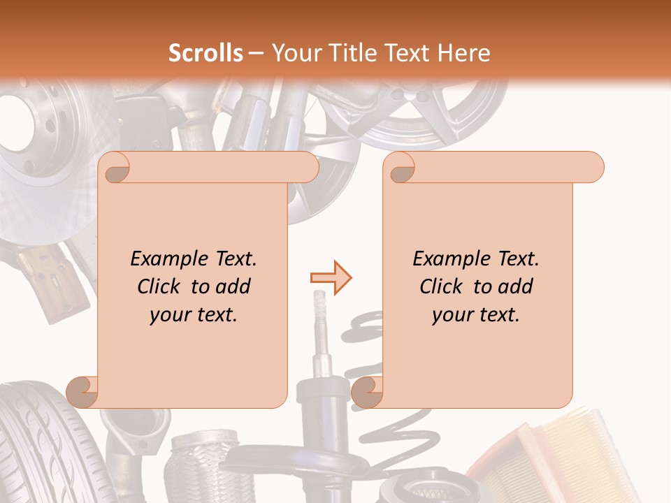 Tuning Blacharnia Opony PowerPoint Template