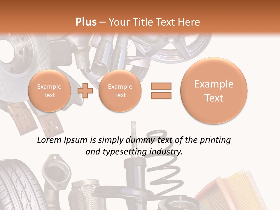 Tuning Blacharnia Opony PowerPoint Template