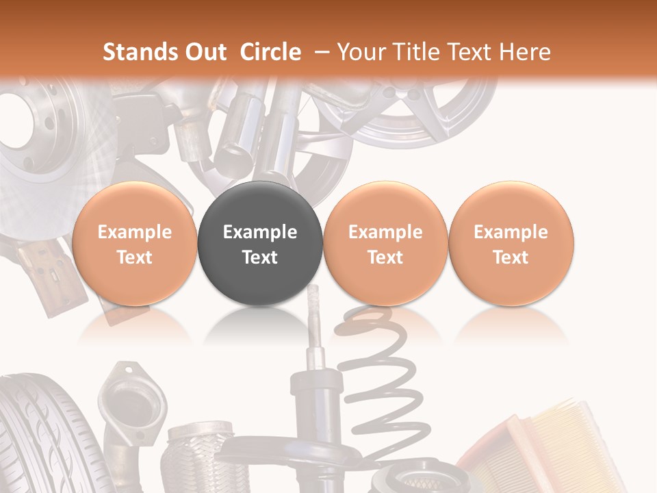 Tuning Blacharnia Opony PowerPoint Template