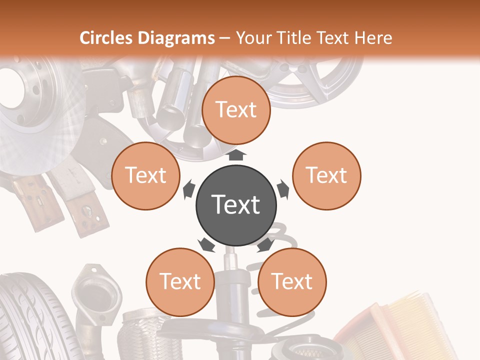 Tuning Blacharnia Opony PowerPoint Template