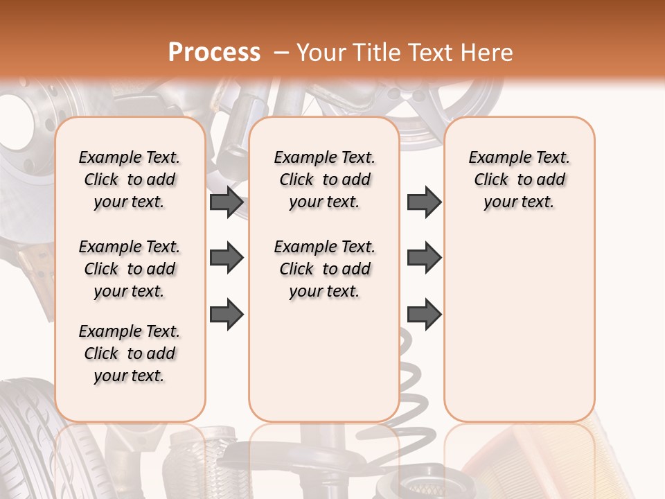 Tuning Blacharnia Opony PowerPoint Template