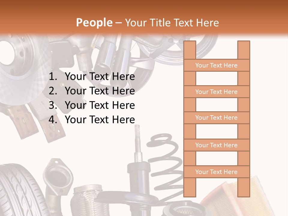 Tuning Blacharnia Opony PowerPoint Template