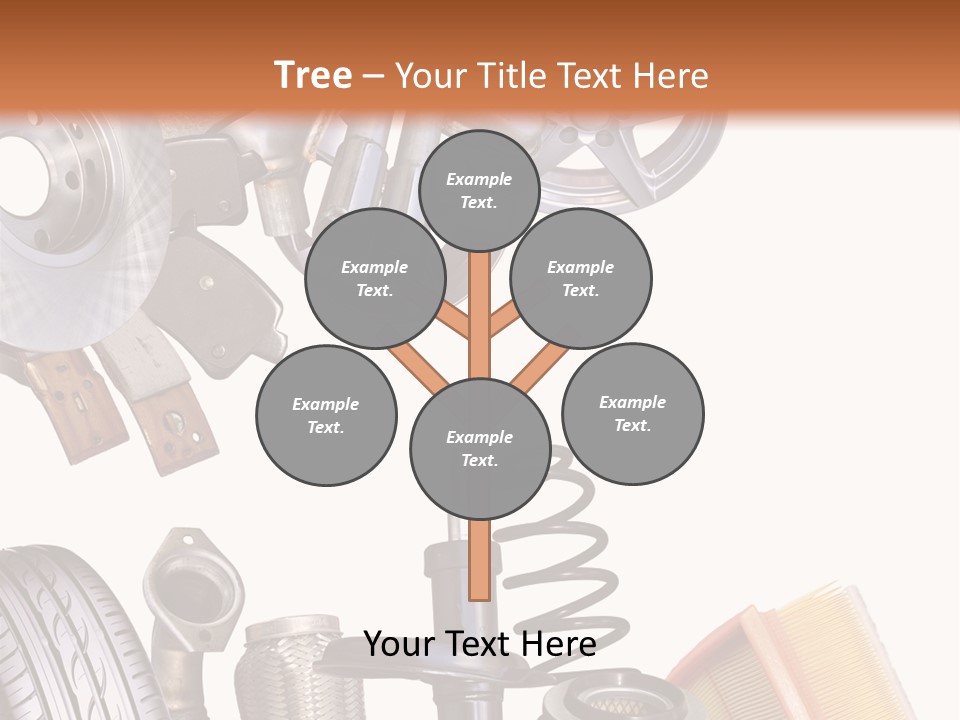 Tuning Blacharnia Opony PowerPoint Template