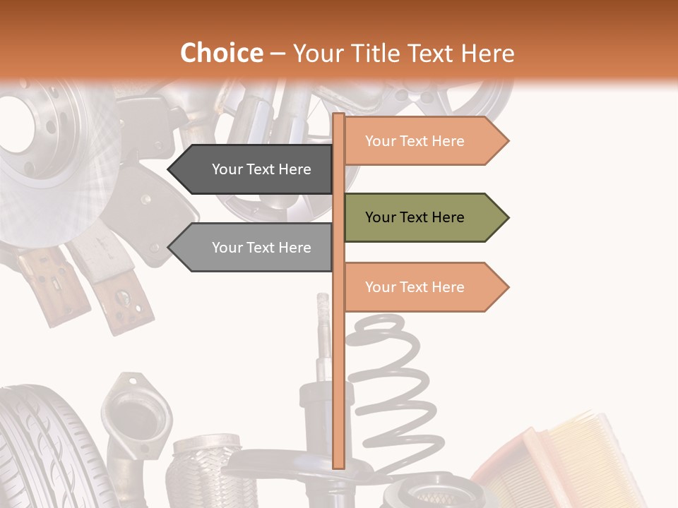 Tuning Blacharnia Opony PowerPoint Template