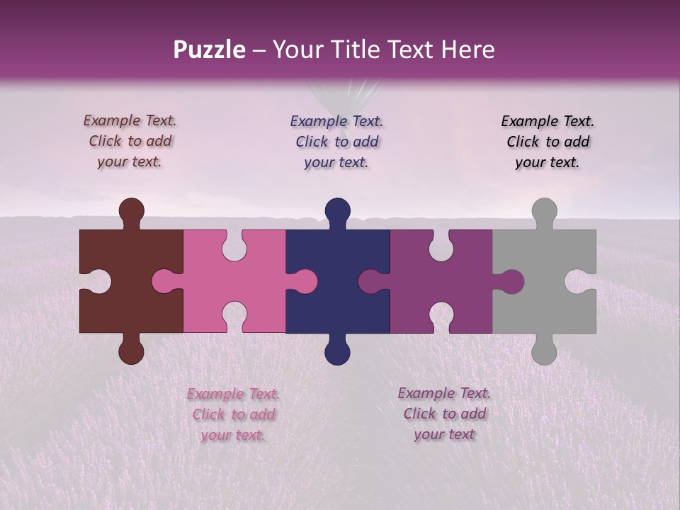 Vibrant Flying Hot Air Balloon PowerPoint Template