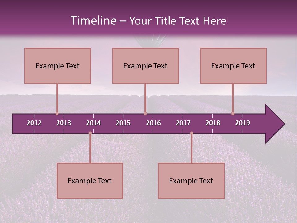 Vibrant Flying Hot Air Balloon PowerPoint Template