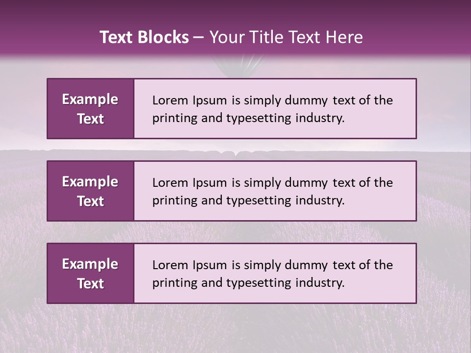 Vibrant Flying Hot Air Balloon PowerPoint Template