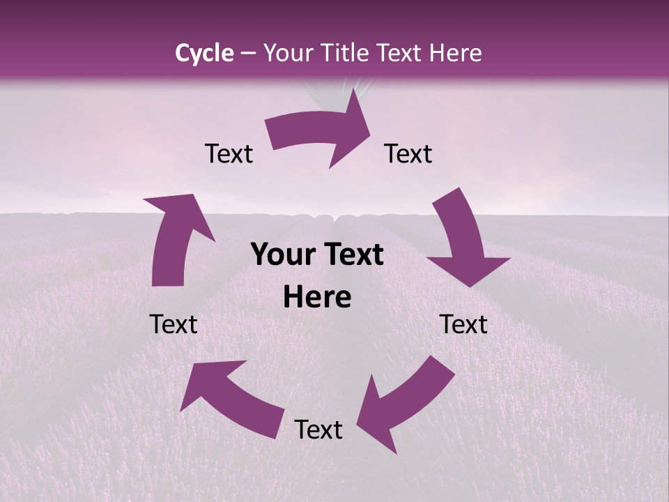 Vibrant Flying Hot Air Balloon PowerPoint Template
