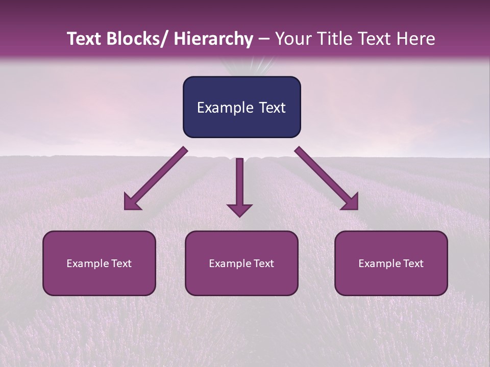 Vibrant Flying Hot Air Balloon PowerPoint Template