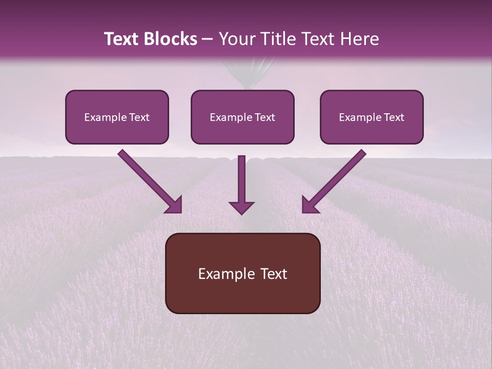 Vibrant Flying Hot Air Balloon PowerPoint Template