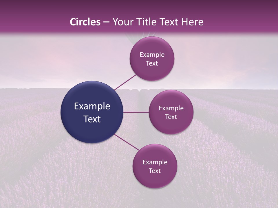 Vibrant Flying Hot Air Balloon PowerPoint Template