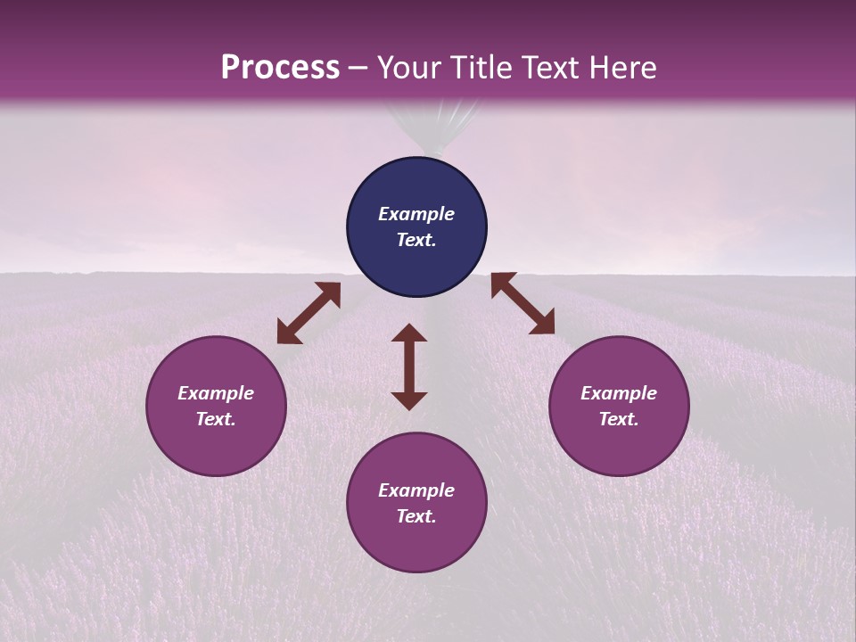 Vibrant Flying Hot Air Balloon PowerPoint Template