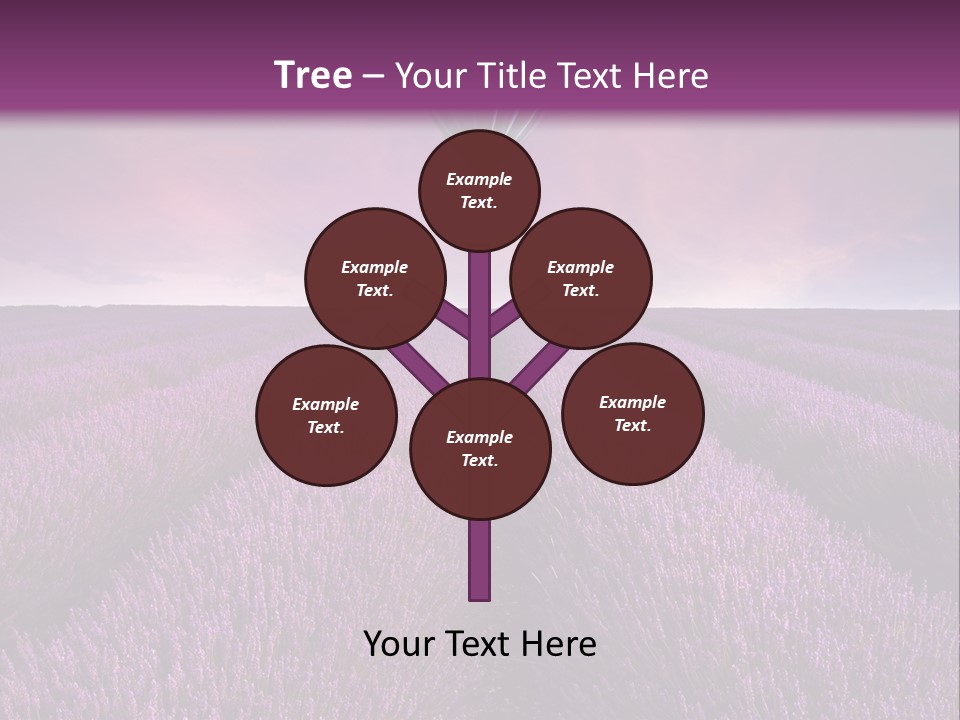 Vibrant Flying Hot Air Balloon PowerPoint Template