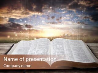 Surreal God Christian PowerPoint Template