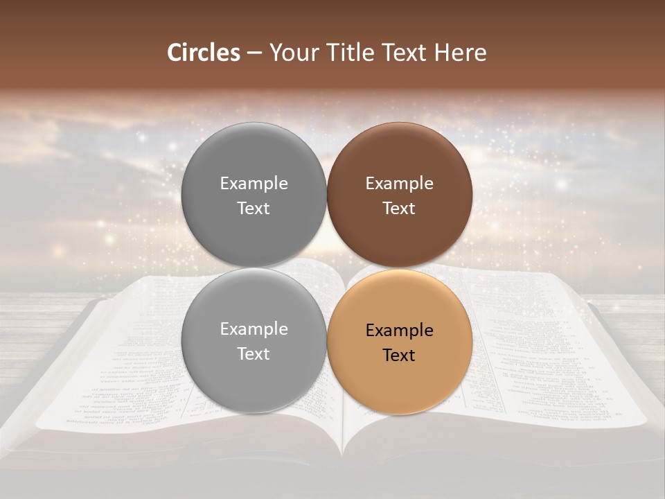 Surreal God Christian PowerPoint Template