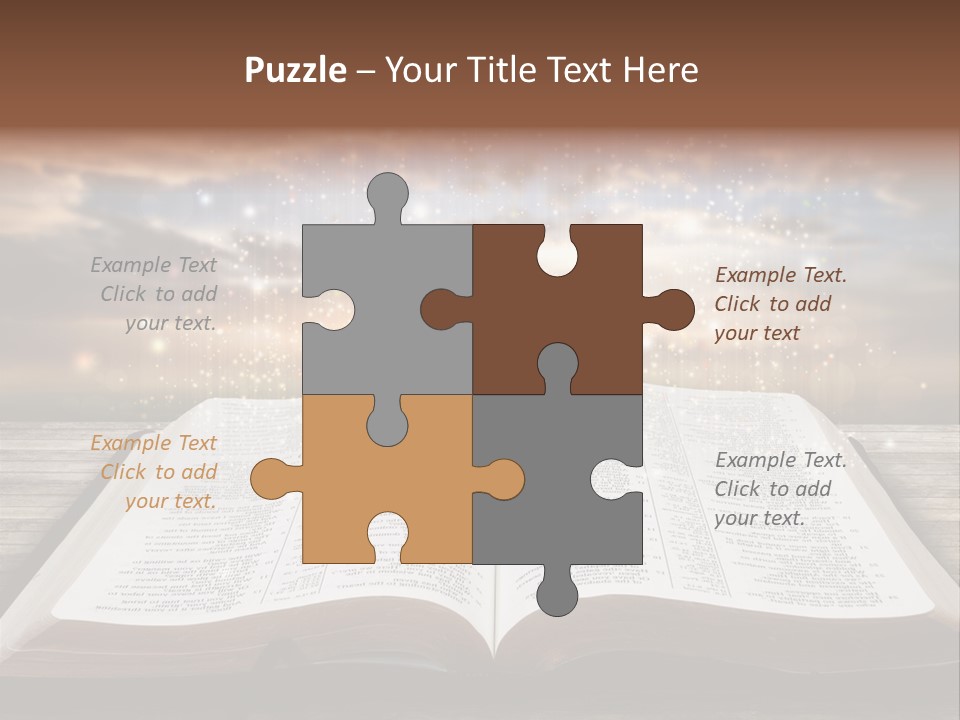 Surreal God Christian PowerPoint Template