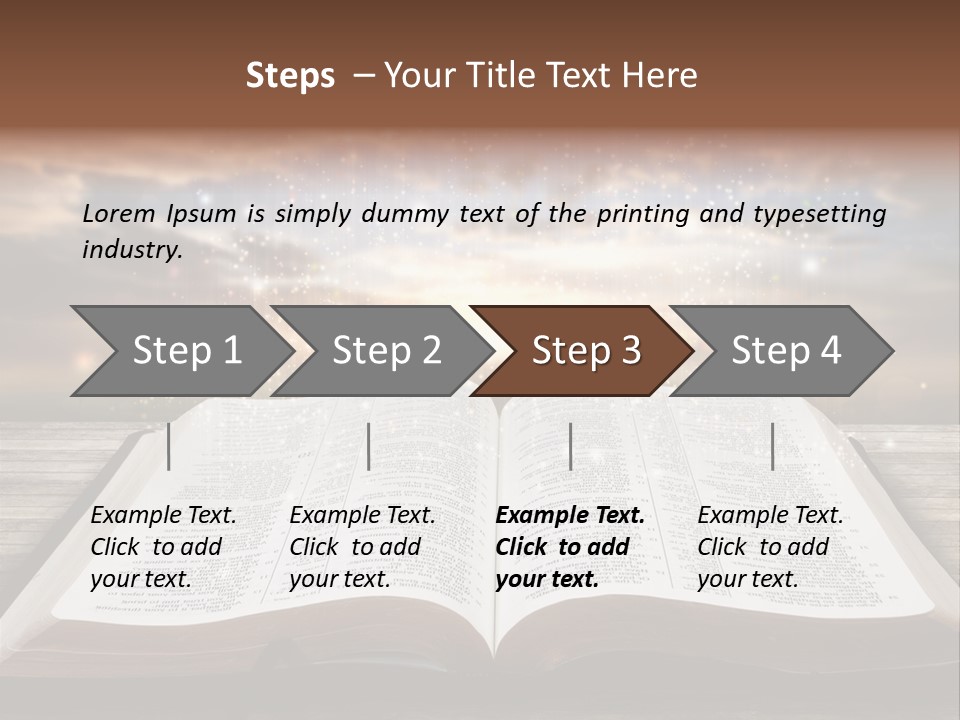 Surreal God Christian PowerPoint Template