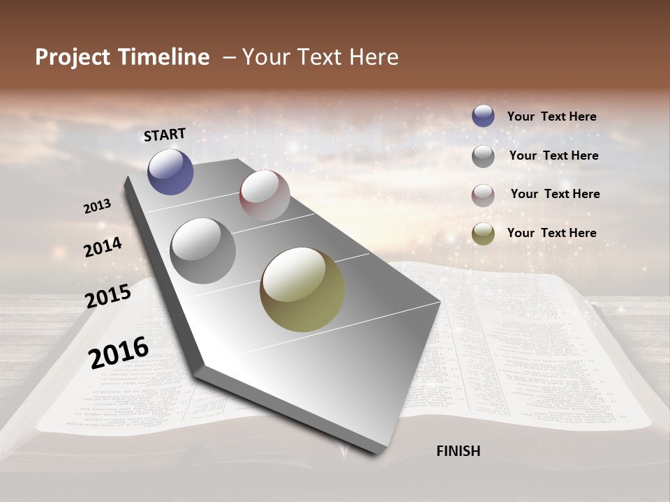 Surreal God Christian PowerPoint Template