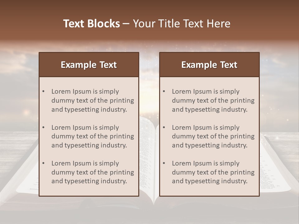Surreal God Christian PowerPoint Template