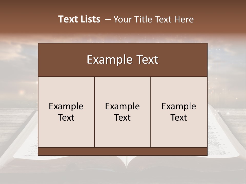 Surreal God Christian PowerPoint Template
