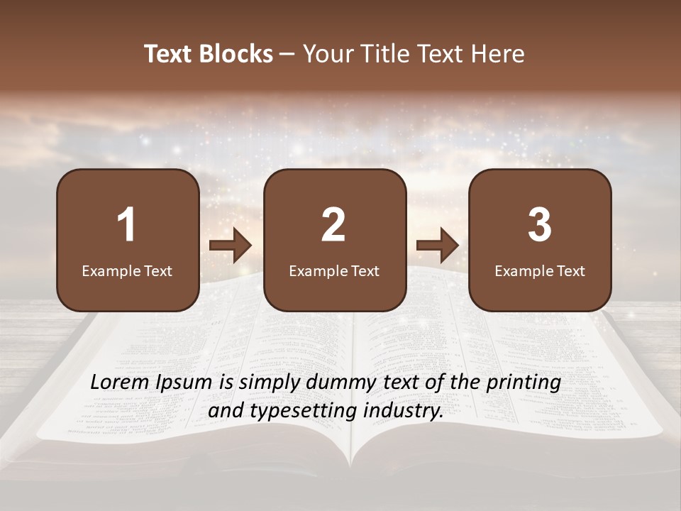 Surreal God Christian PowerPoint Template