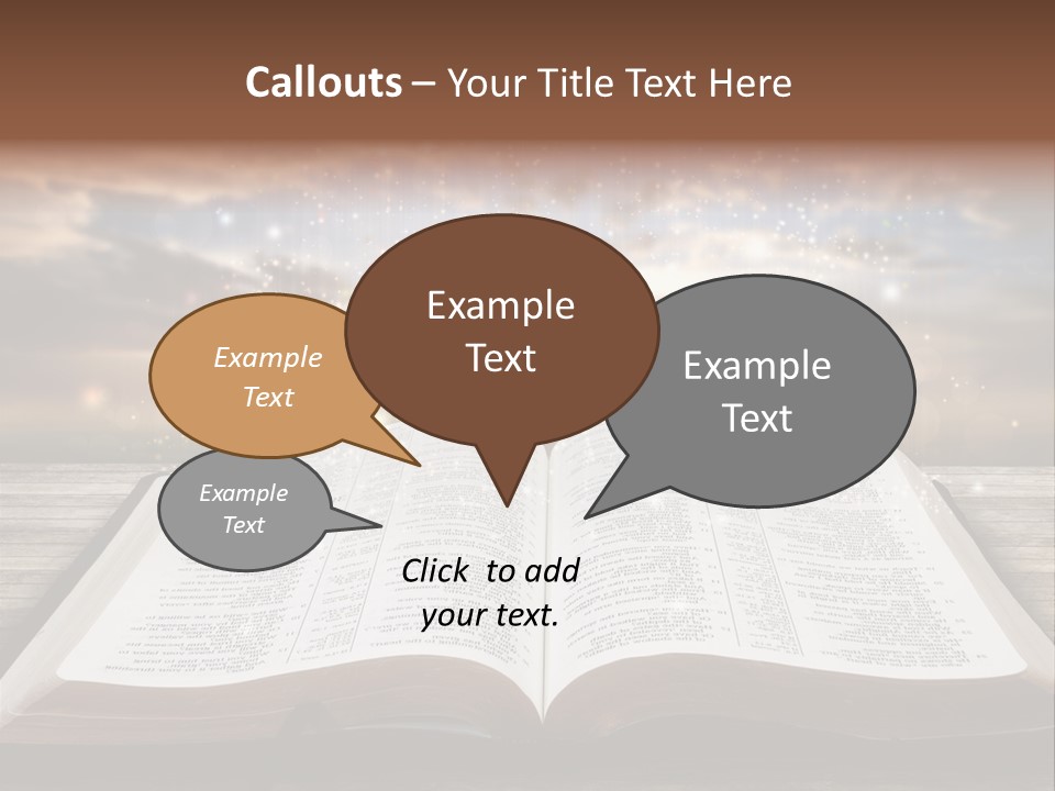 Surreal God Christian PowerPoint Template