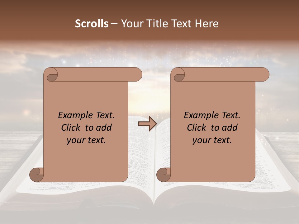 Surreal God Christian PowerPoint Template