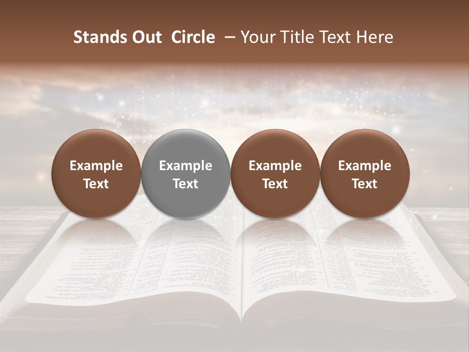 Surreal God Christian PowerPoint Template