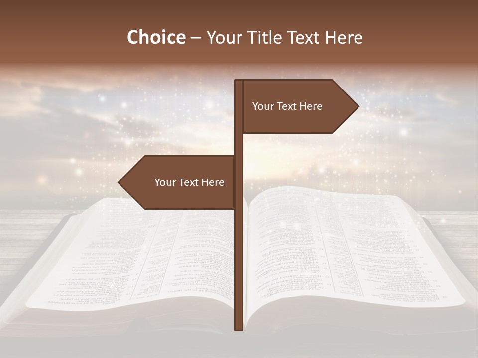 Surreal God Christian PowerPoint Template