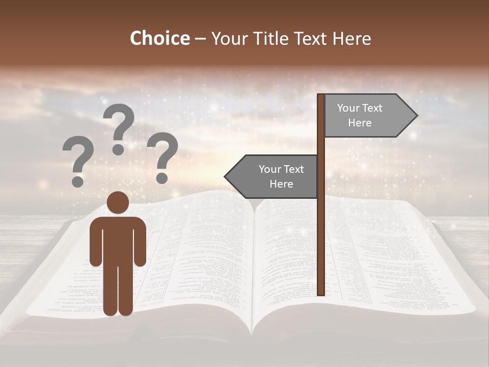 Surreal God Christian PowerPoint Template