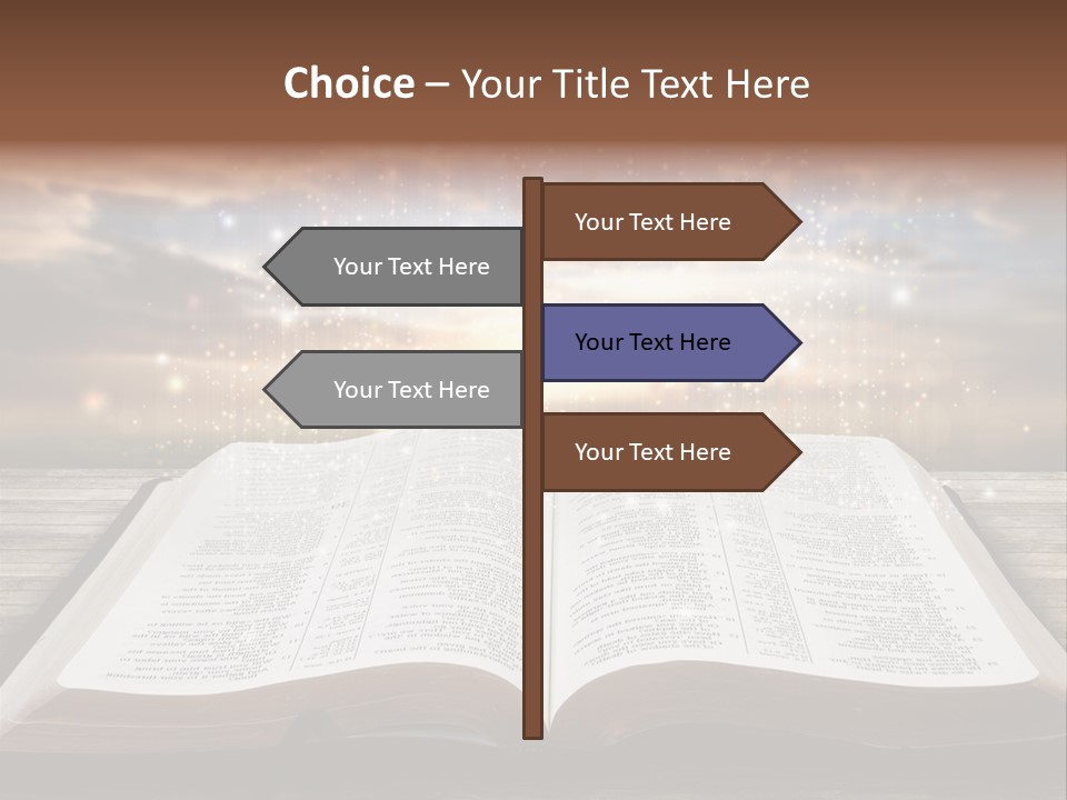 Surreal God Christian PowerPoint Template