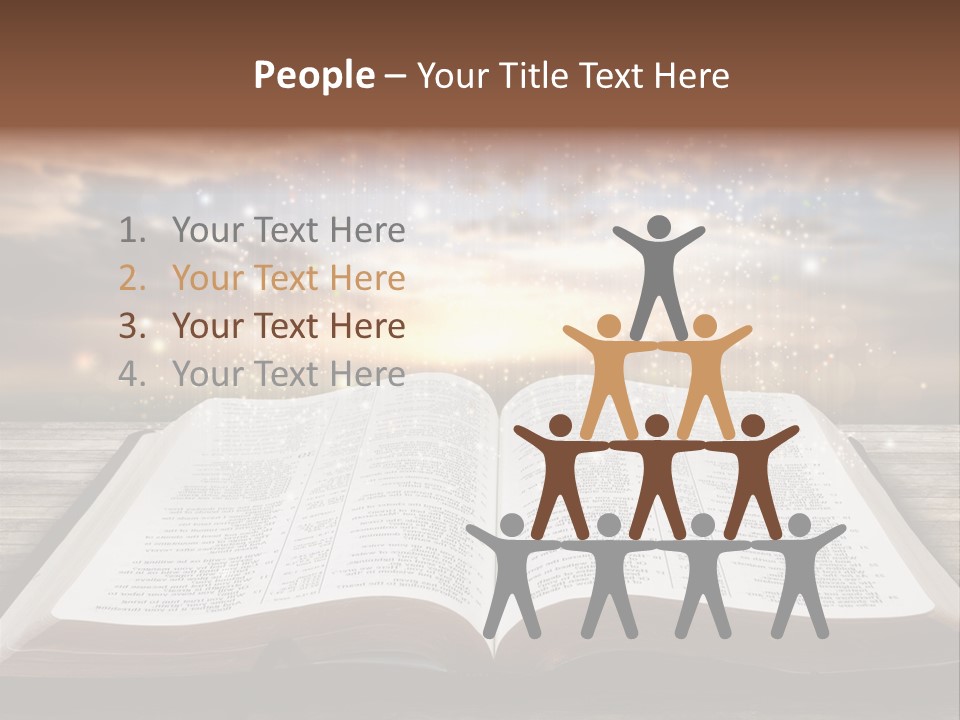 Surreal God Christian PowerPoint Template