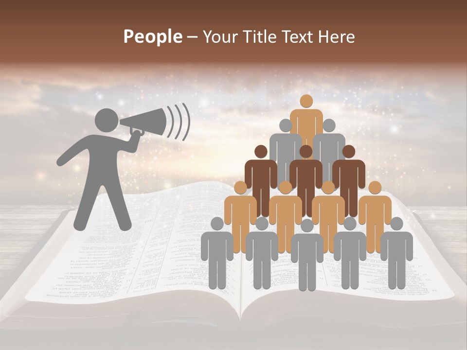 Surreal God Christian PowerPoint Template