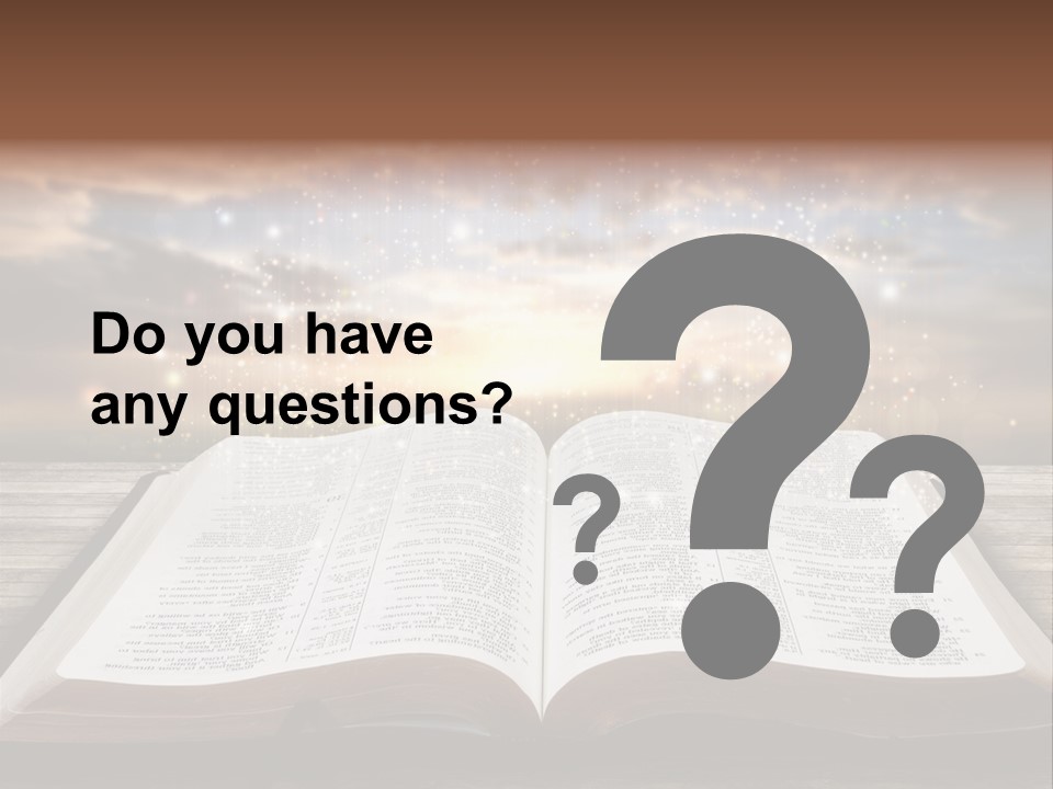 Surreal God Christian PowerPoint Template