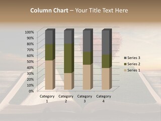 Heart Park Orange PowerPoint Template