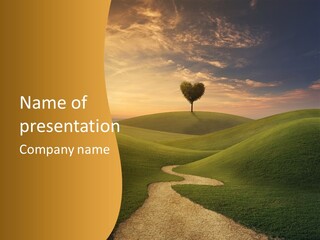 Dusk Field Summer PowerPoint Template