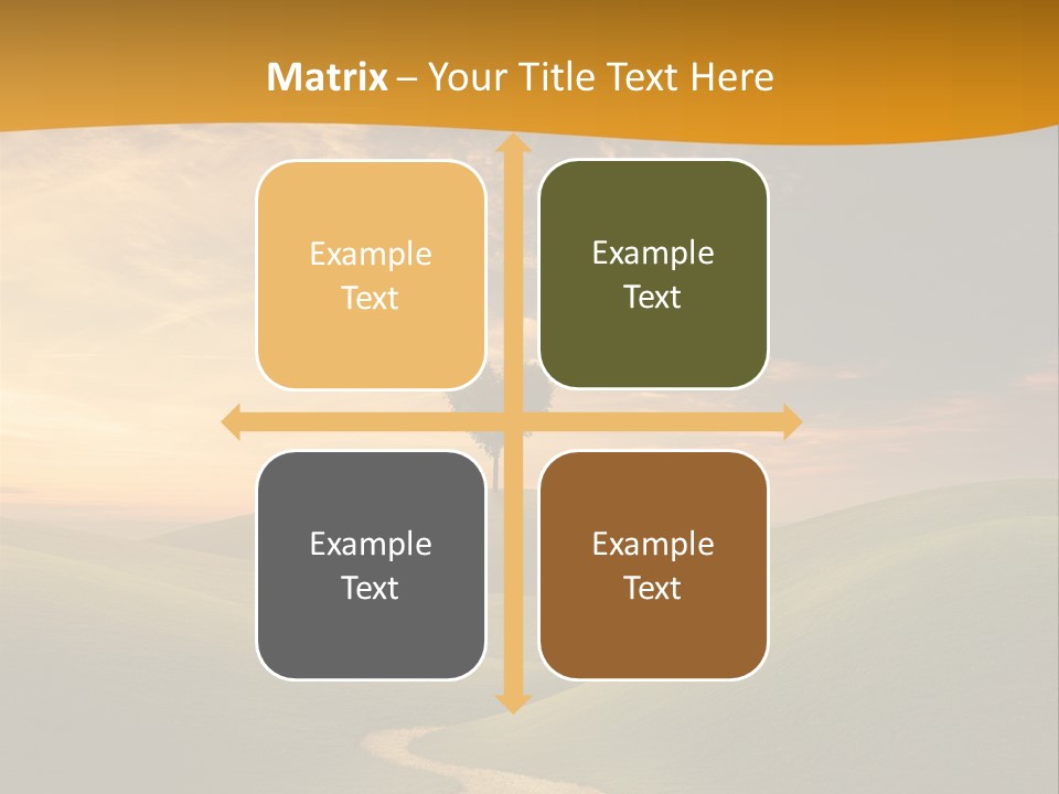 Dusk Field Summer PowerPoint Template