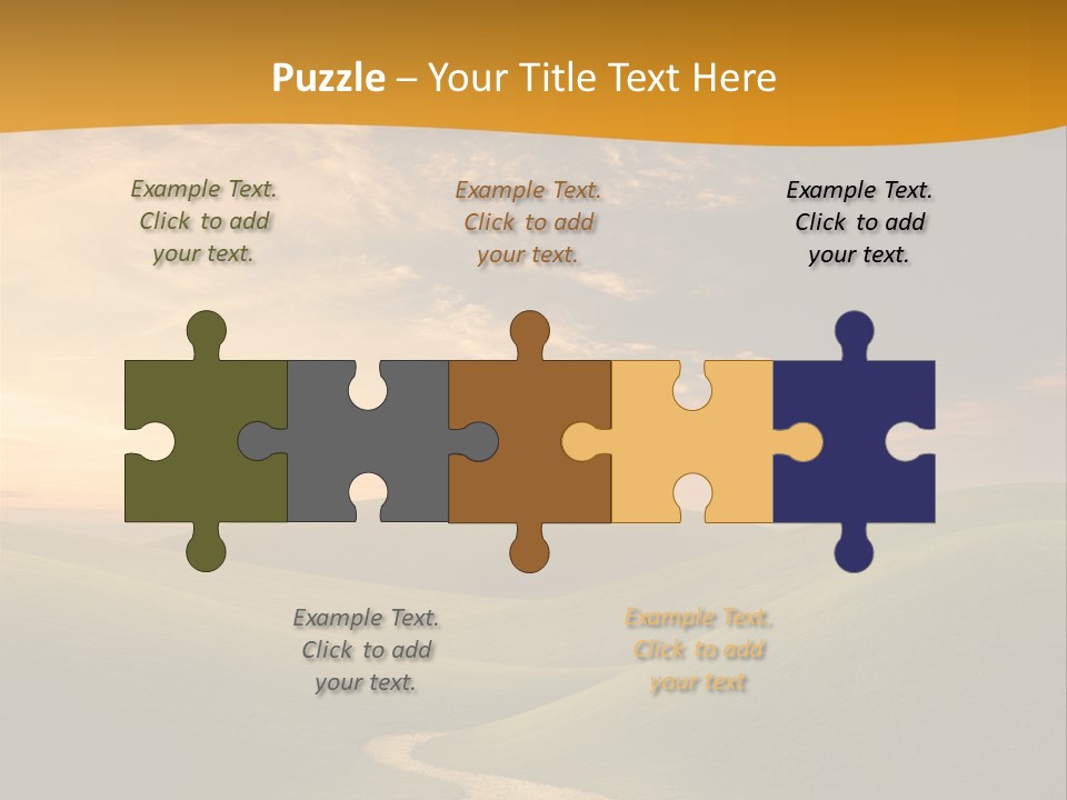 Dusk Field Summer PowerPoint Template