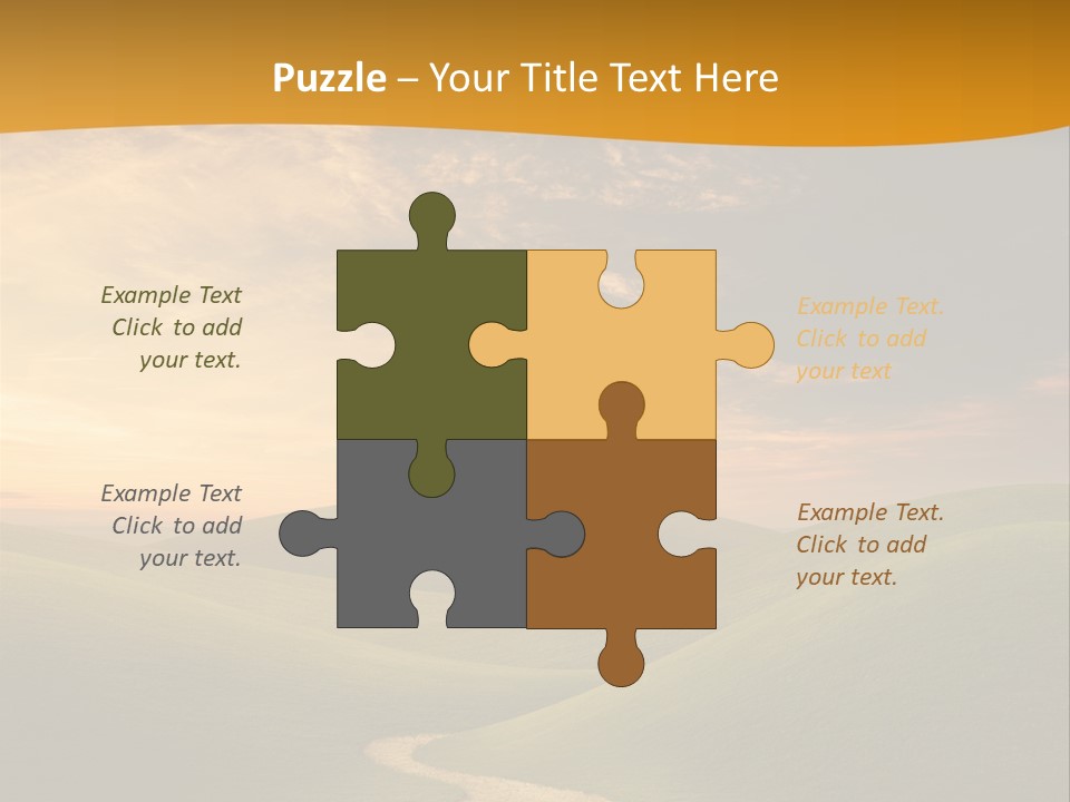 Dusk Field Summer PowerPoint Template