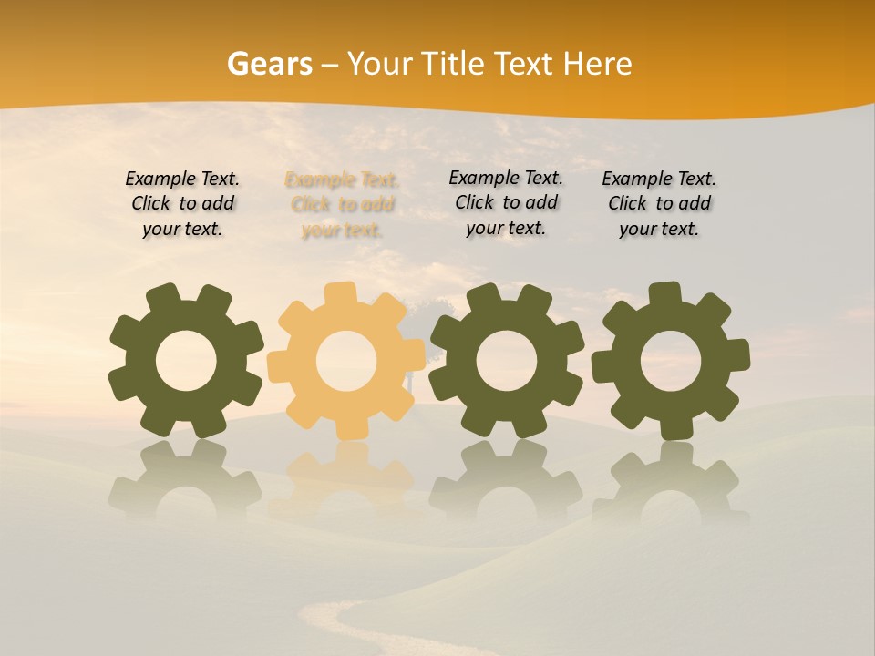 Dusk Field Summer PowerPoint Template