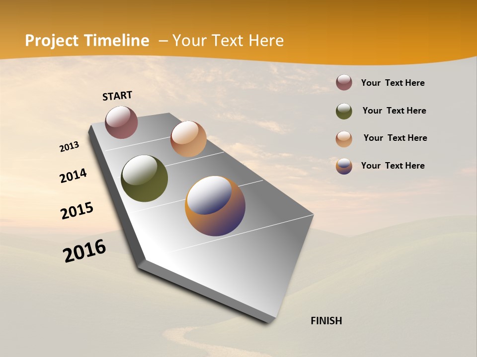 Dusk Field Summer PowerPoint Template