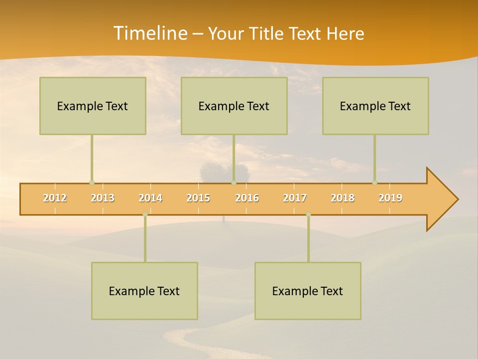 Dusk Field Summer PowerPoint Template