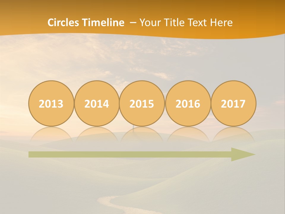 Dusk Field Summer PowerPoint Template